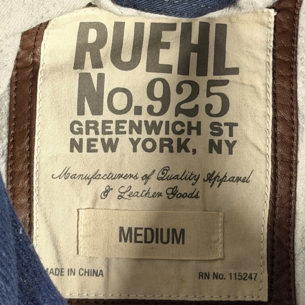Ruehl No. 925 Hooded Peacoat Wool Blend Navy Blue Size Medium Dark Academia - Picture 3 of 14